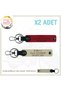 Custom Name Plate and B Rh to Biker Friends- Gift with Blood Type Lettering X2 Keychain, Red-S Coffee-Sk