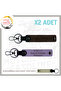 X2' Keychain, Purple-K Coffee-Sk, Motorcycle Friendly Gift Name Plate and B Rh (+) Blood Group Written