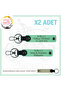 Class Gift X2' Keychain, Green-Sk, Special for Legendary Motorists, Name Plate and B Rh (+) Blood Group