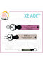 Design Leather 2-Key Chain, Powder-Pink-Gr, Special for Motor Lovers, Name Plate and B Rh (+) Blood Group