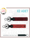 X2 Keychain, Pomegranate Flower-Burgundy-Syh, Motorcycle Style Special Name Plate 0 Rh (+) Blood Group Written