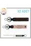Custom Name Plate for Speed ​​Lovers, A+ Blood Type Written Gift X2 Keychain, Yavruağzı-K Coffee-Gr