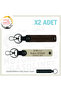 X2 Keychain, K Coffee-S Coffee-Syh, Gift to Motrocu Groups Name Plate and B Rh (+) Blood Group Written