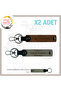 Custom Design X2 Keychain Set, Ash Grey-Brown-Gr, for Motor Lovers, Name Plate and a Rh (-) Blood Group