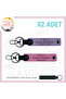 Name Plate and a Rh (-) Blood Group Special Design X2 Keychain, Purple-Pink-Syh, Special for Motor Lovers