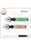 Special Name Plate for Whom She Loves Much, 0 Rh - Personal X2 Keychain Set with Blood Type Lettering, Green-S Brown-Syh