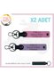 Name Plate and 0 Rh (+) Blood Group Special Design X2 Keychain, Purple-Pink-Syh, Special for Motor Lovers