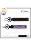 Set, Purple-K Coffee-Syh, Biker Buddy Name Plate and 0 Rh (-) Blood Group Safe Driving X2 Keychain