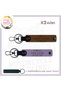 Custom X2 Keychain with Name Plate and 0 Rh (-) Blood Group Written, Coffee-Purple-Navy, Souvenir for Biker Friends