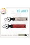 Exclusive for Motor Enthusiasts, X2 Keychain with Name Plate and 0 Rh (-) Blood Type, Pomegranate Flower-Powder-Sk