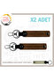 For Speed Lovers, Custom Production X2 Keychain with Name Plate and B- Blood Group, Surprise Gift, Coffee-Sk