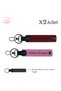 Spiritual Gift for New Year, 2-Piece Keychain Gift Set with Name Written, Pink-Claret-Green
