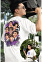 Oversize Bts Group Members Back Printed T-Shirt, Unisex K-Pop Printed T-Shirt