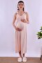 Effortt Powder Maternity Nightgown Set with Dressing Gown - 6