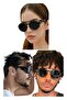 Unisex Retro Steampunk Round Sunglasses - 7