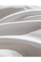 Tina Double Linen Look Washable 100% Cotton Sheet Duvet Cover Set - White/Navy Blue - 8