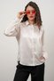 Women's Cream Satin Shirt Wide Size Range - 3