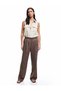 Classic Collar Sleeveless Satin Shirt with Flap Pocket Detail - 2