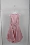 Girl's Crew Neck Sleeveless Back Zipper Dusty Pink Evening Dress - 5