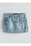 Standard Fit Mini Jean Skirt (S5) - 5