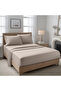 3-Piece Microfiber King (180x200cm) Plain Fitted Sheet Set