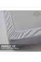 3-Piece Microfiber King (180x200cm) Plain Fitted Sheet Set - 5