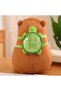 Capybara Plush Toy 25cm Capybara Green Sulphate Sulfate Plush Toy Capybara Turtle - 5
