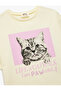 Cotton Short Sleeve Crew Neck Printed T-Shirt - 3