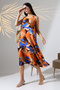 Likapa Summer Strap Viscose Dress 2691