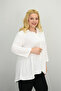 Women's Large Size Ruffle Detailed Shirt 1720-25-1 - 3