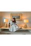 Special Design, Polka Dot, Balloon Sleeve, Button Detailed, Hair Accessory Girls' Dress_m2451 - 3