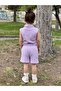 Girl's Muslin Shirt Shorts Suit - 3