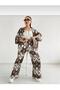 Women's Relaxed Fit Kimono Bottom Long Top Summer Set - 4