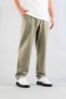 Men's Trousers Elastic Waist Linen Comfortable Stretchy Lycra Basic Cotton Jogger Khaki