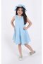 Girl's Striped Summer Dress and Hat Set - Set of 2 (4-12 Years)