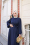 Aslim Abaya Navy Blue- 9034 - 3