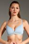 Lace Detail Unsupported Children's Bra C18132 Light Blue