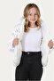 Girl's White Removable Hooded Waterproof and Windproof Winter Puffer Jacket & Coat & Parka with Pockets - 2