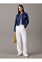 Women's Blue Denim Jacket - 4