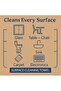 Easy Clean Biodegradable Surface Cleaning Wipes – 50 XL Wipes, Sea Salt & Seaweed Scent, Mi - 10