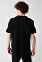 Men's Black 100% Cotton Crew Neck T-Shirt A31Y1164 - 4