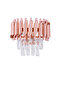 Palmira Prism Cut Crystal Stone Luxury Sconce - (Rose Gold)
