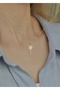 Sihra Accessories Steel Gold Color North Star Detailed Necklace - 2