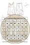 Women's Strappy Blouse - Muslin Olive Branch Pattern with Buttons on the Back - 1115 - 8