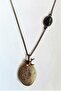 Aventurine Stone Medallion Necklace - 4