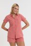Women's Shirt - Short Sleeve Shirt with Muslin Collar - 1140 - 5