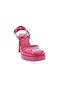Women's Blunt Toe Short Platform Ankle Strap Heeled Back Shoes 8869535 - 2