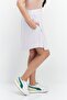 Women Plain Mini Skirt, Lavender - 2
