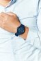 Men 2011234 Rubber Strap Watch 35 Mm, Navy - 2