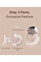 Wireless Electric Wearable Pump, 17mm, 19mm, 21mm Inserts, 240ml - 5